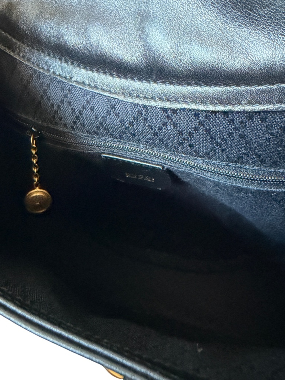Vintage Gucci Horsebit Black Leather Sling Bag - Picture 9 of 9